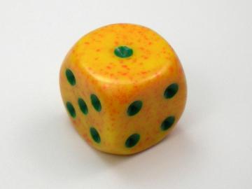 Chessex Speckled Lotus w/Green 16mm d6