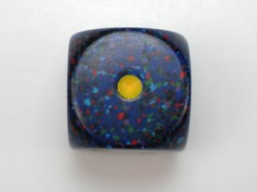 Chessex Speckled Twilight w/Yellow 16mm d6 Dice