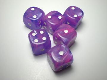 Chessex Wild Purple w/White 16mm d6