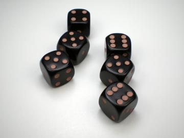 Game Master Brown w/Tan 16mm d6