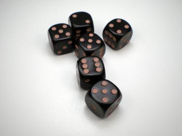 Game Master Brown w/Tan 16mm d6