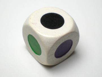 Koplow Games 6 Color Dot 16mm d6 Dice