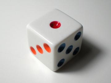 Koplow Games Multi-Colored Spot 16mm d6 Dice