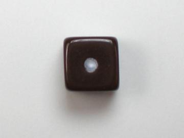 Koplow Games Opaque Brown w/White 5mm d6 Dice