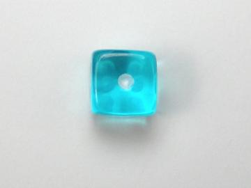 Koplow Games Translucent Light Blue w/White 5mm d6 Dice