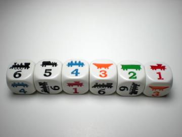 Koplow Games Train Dice Game