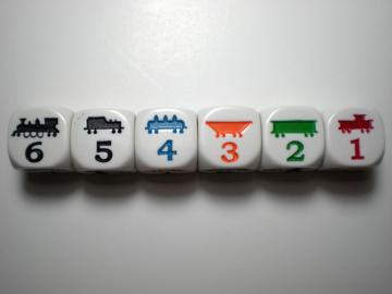 Koplow Games Train Dice Game